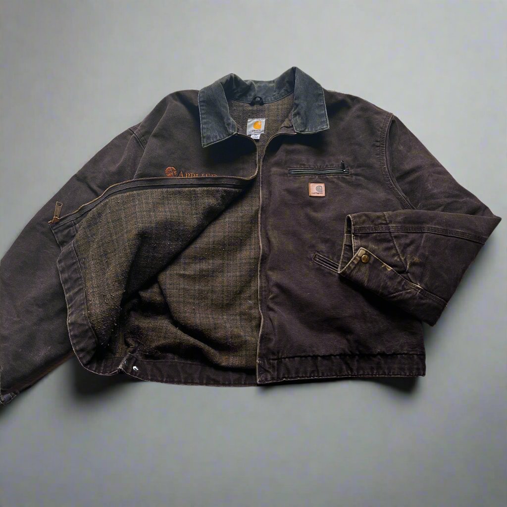 Dark Brown Carhartt Detriot Jacket- 2xl