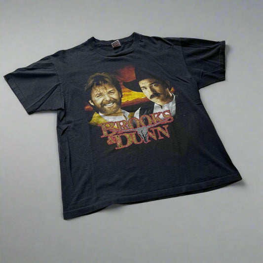 Vintage 90s Brooks and Dunn Concert Tee-XL