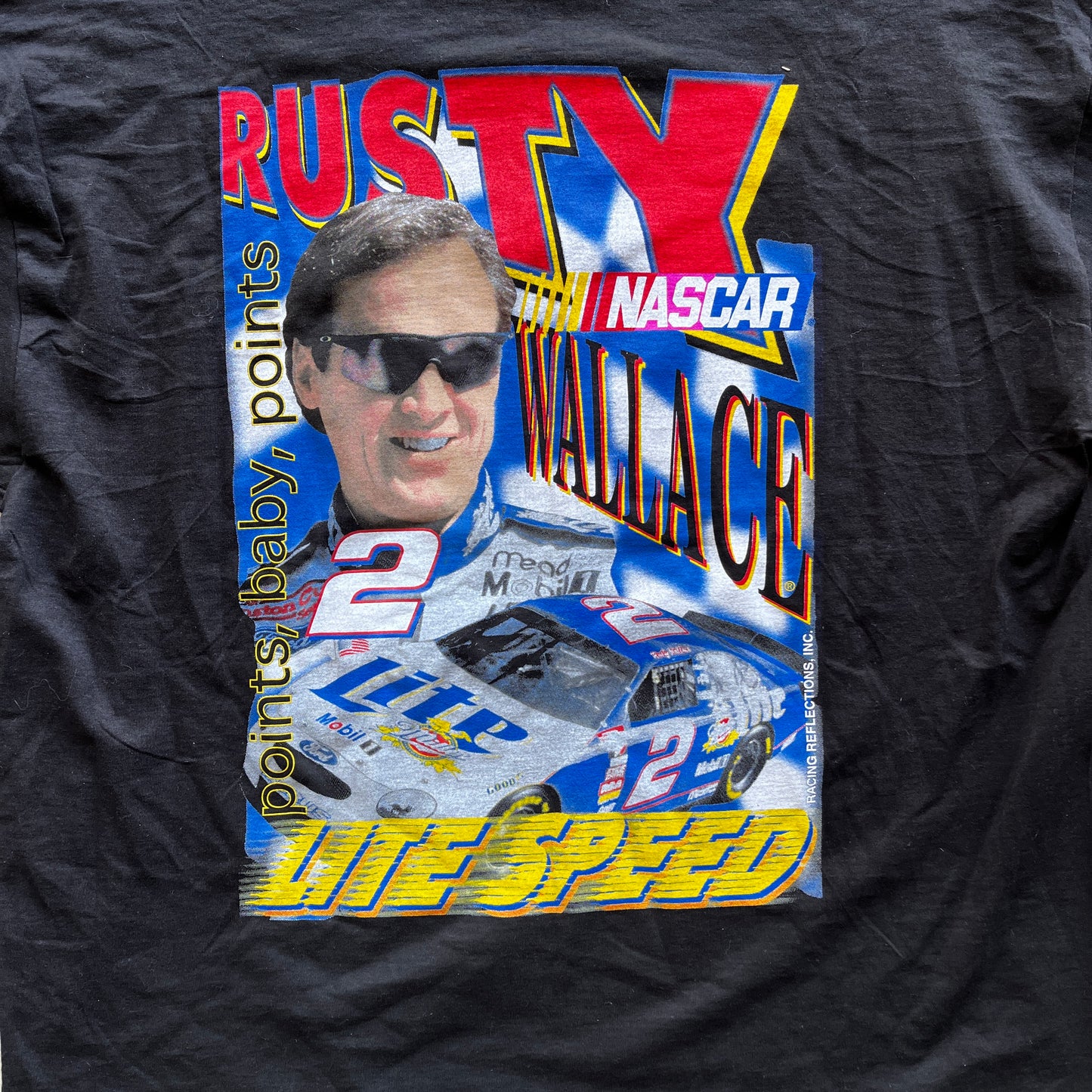 Vintage Rusty Wallace Tee- XL