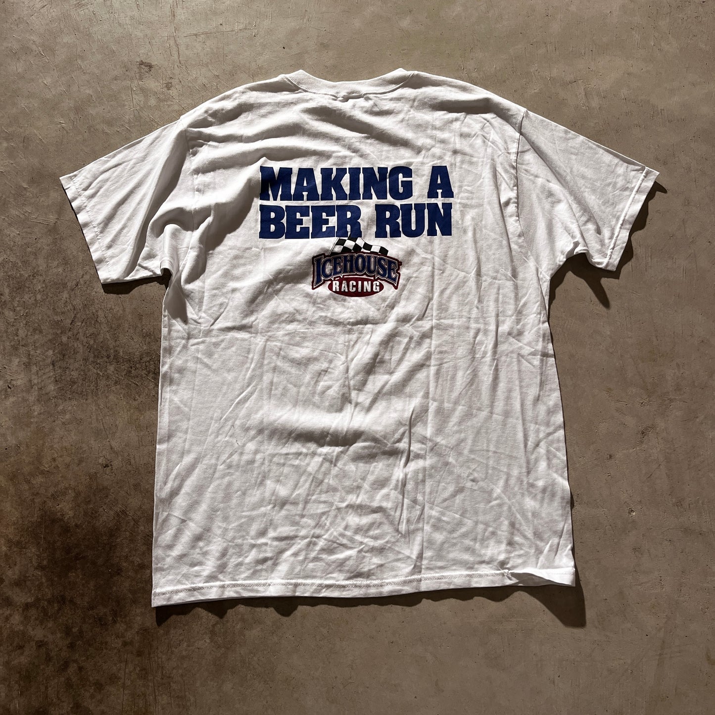 80s Icehouse racing beer shirt-XL