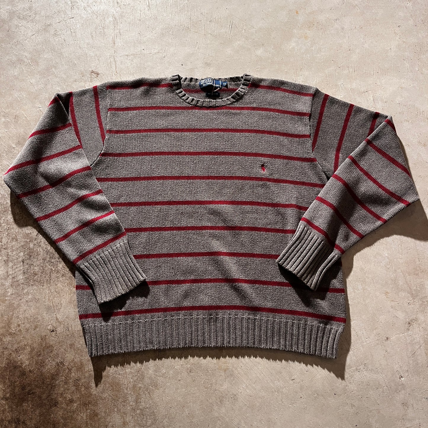 Vintage Polo Sweater- XL