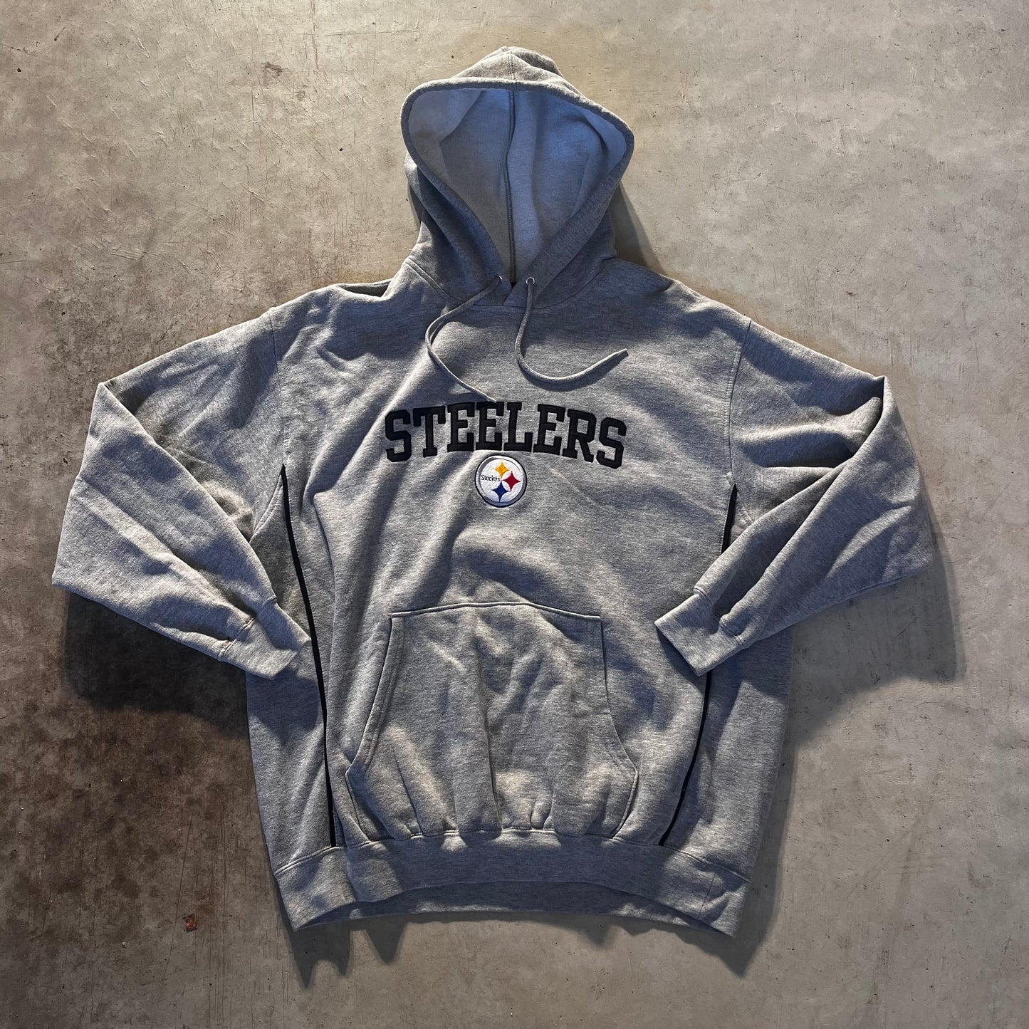 Vintage Steelers Hoodie- L