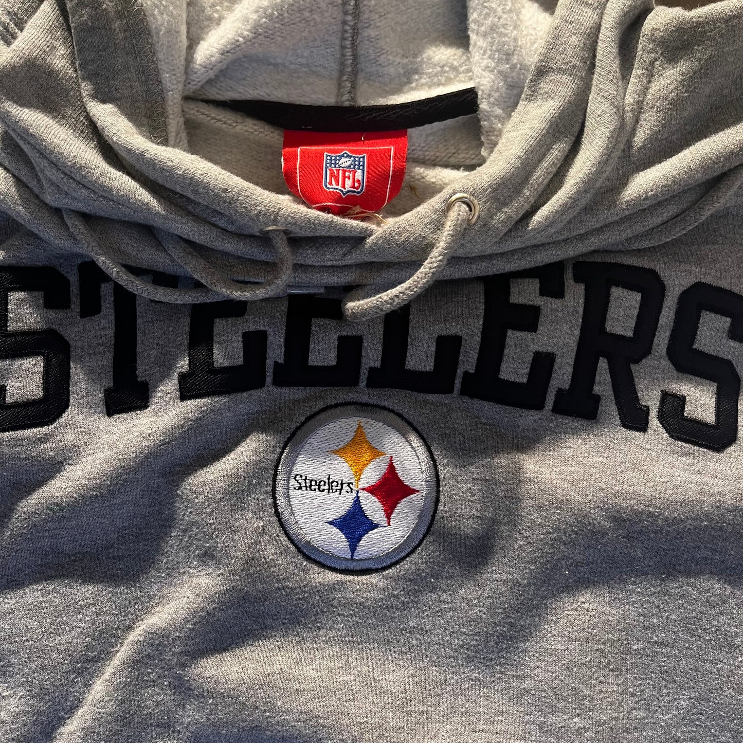 Vintage Steelers Hoodie- L