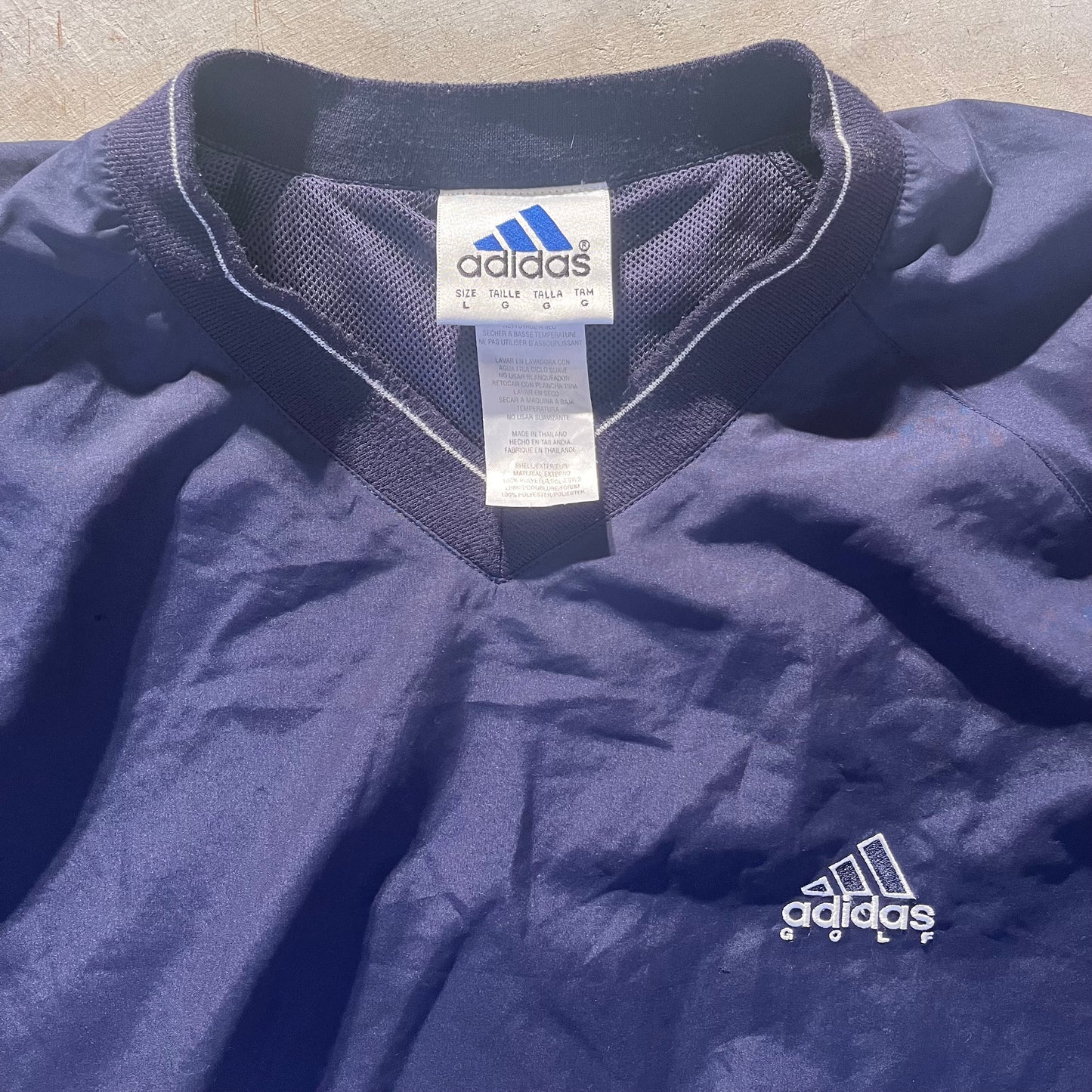 80s Adidas Windbreaker- L