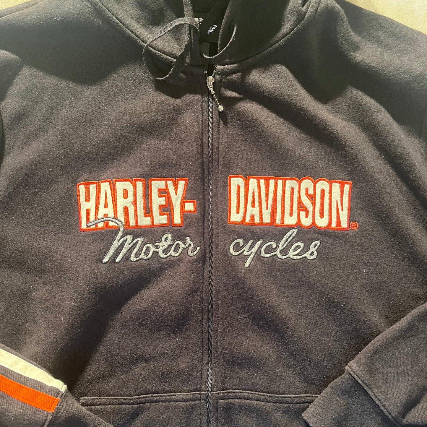 Harley Davidson Zip-up Hoodie-M