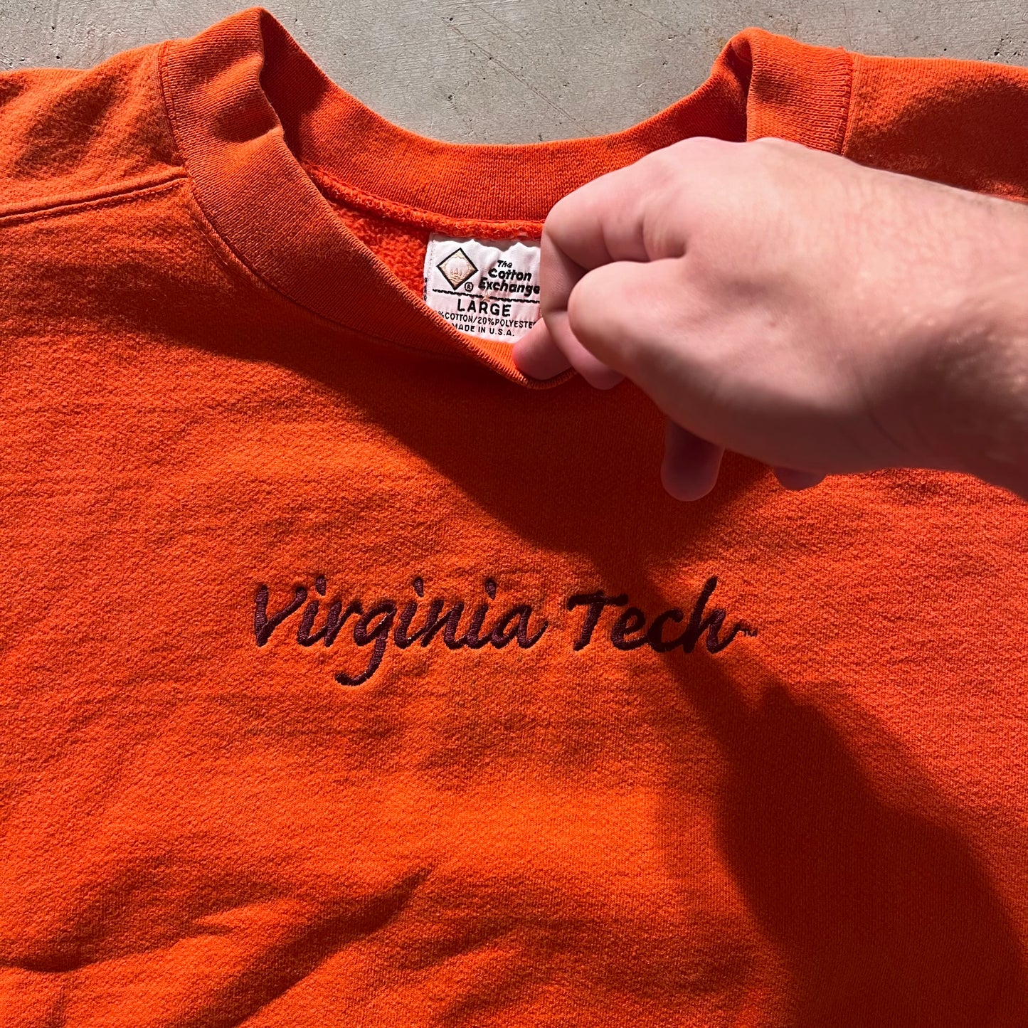 90s Virginia Tech Crew- L