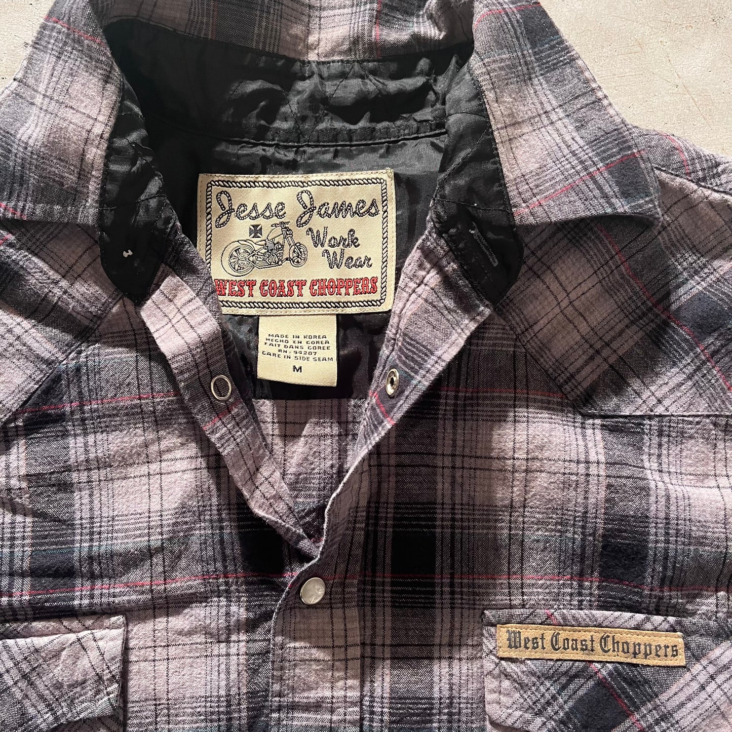 West Coast Choppers Flannel-M