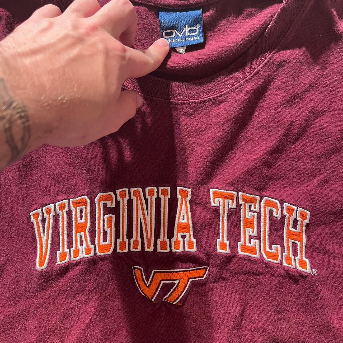 Vintage Virgina Tech Tee-XL